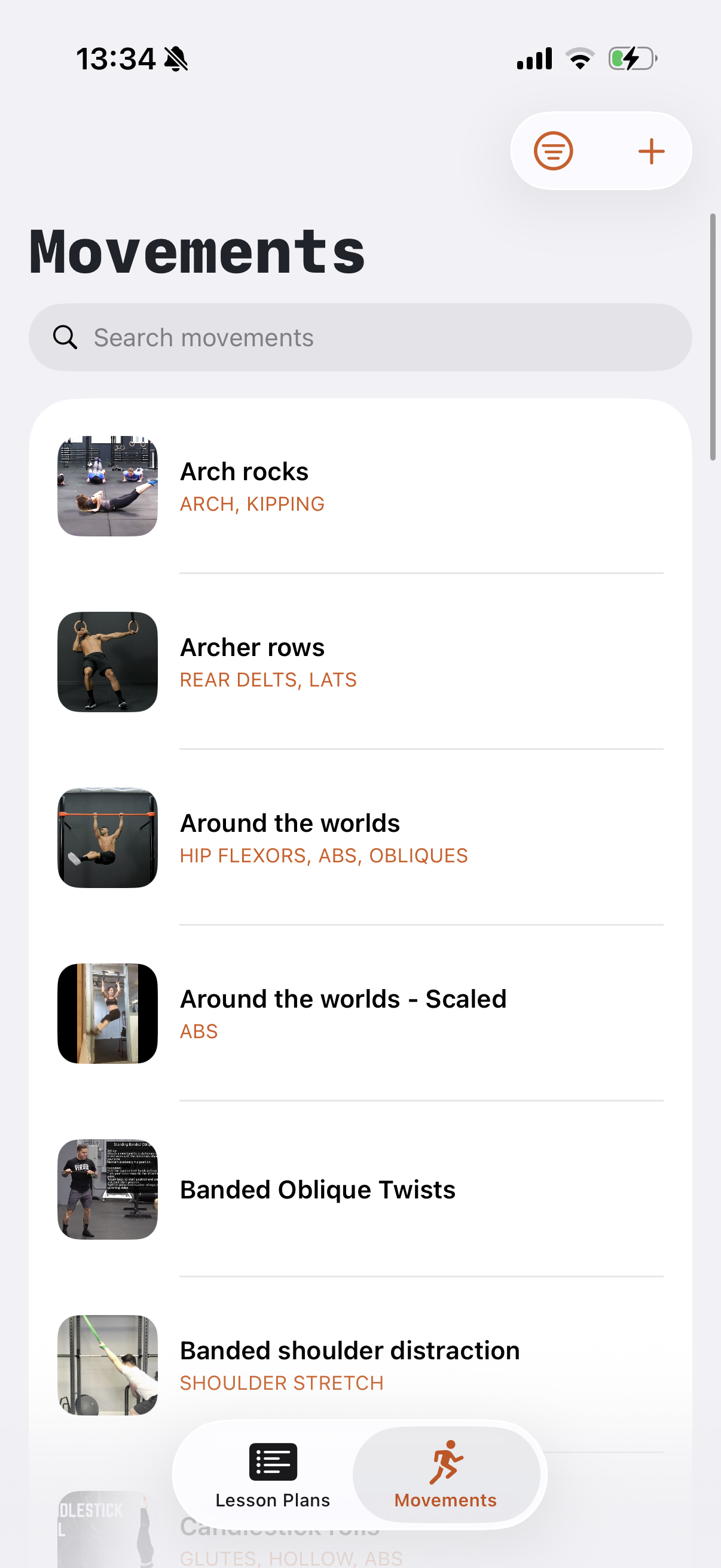Lifeboat movement library screen